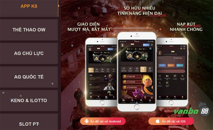 đánh giá app nhà cái k8