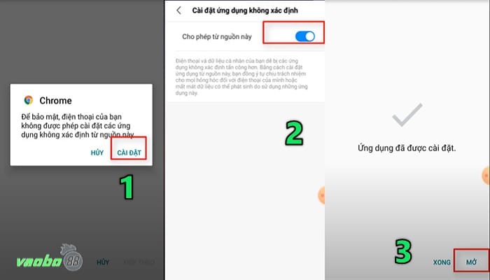 Cách tải app ae888 Android