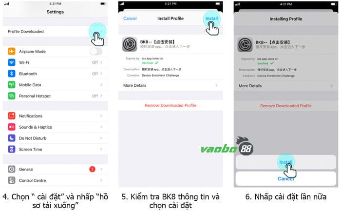 cài đặt app nhà cái bk8 nhanh