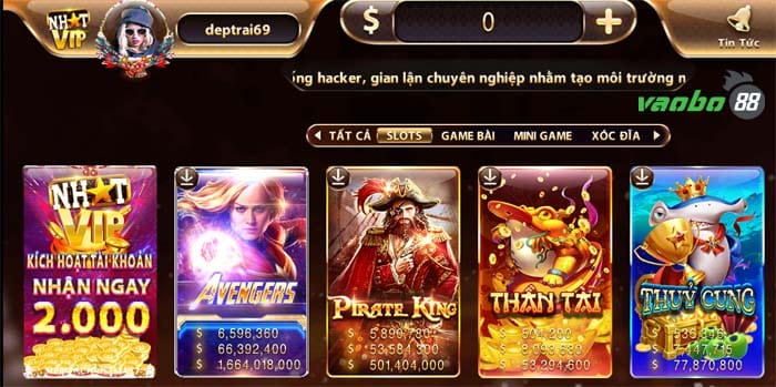 cổng game quốc tế nhất vip