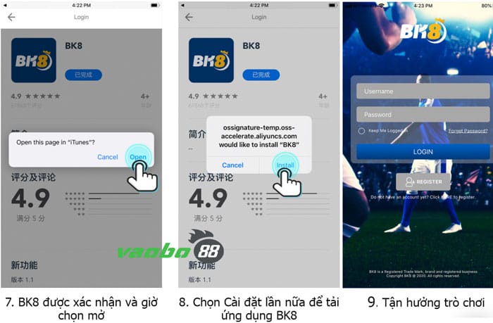 hướng dẫn cài app nhà cái bk8 siêu tốc