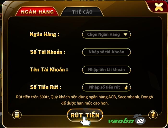 hướng dẫn rút tiền fa88