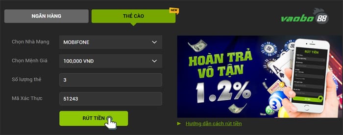 hướng dẫn rút tiền nhà cái zbet