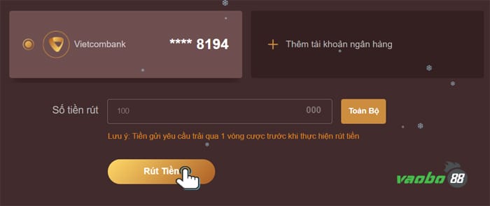 rút tiền k8 thế nào