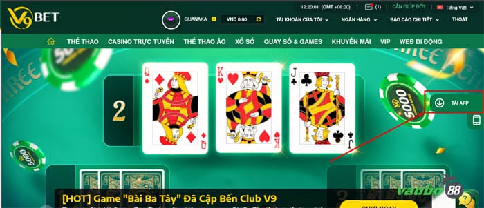 tải app v9bet