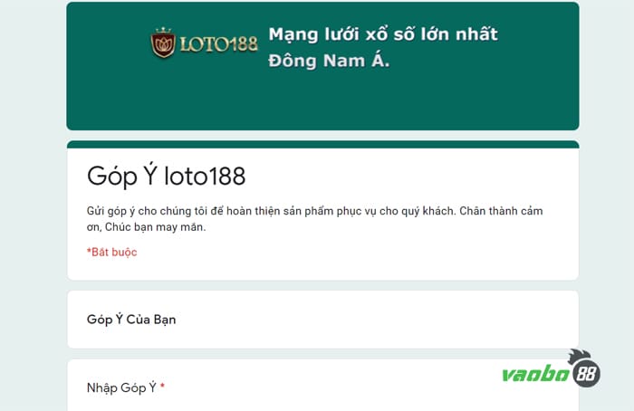 đánh giá Loto188