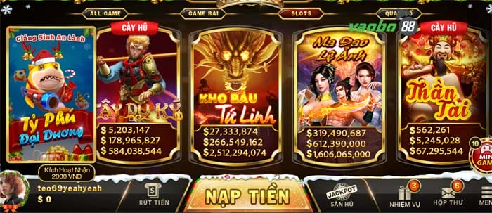 kho game slot tại top88