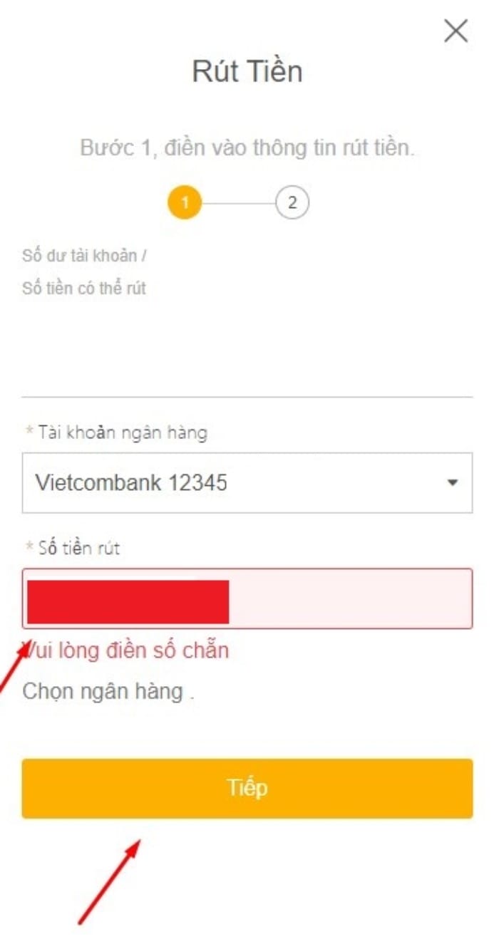 Cách rút tiền 789bet