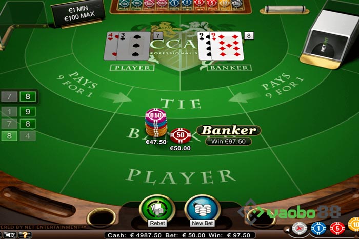 Cách tính xác suất Baccarat thắng hòa thua từng cửa