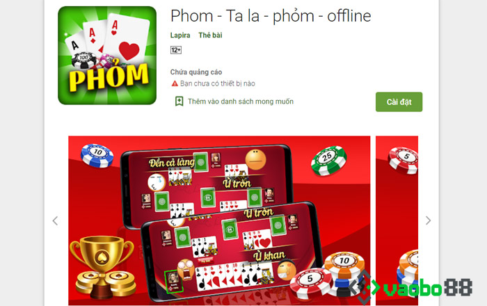 tải phỏm offline miễn phí