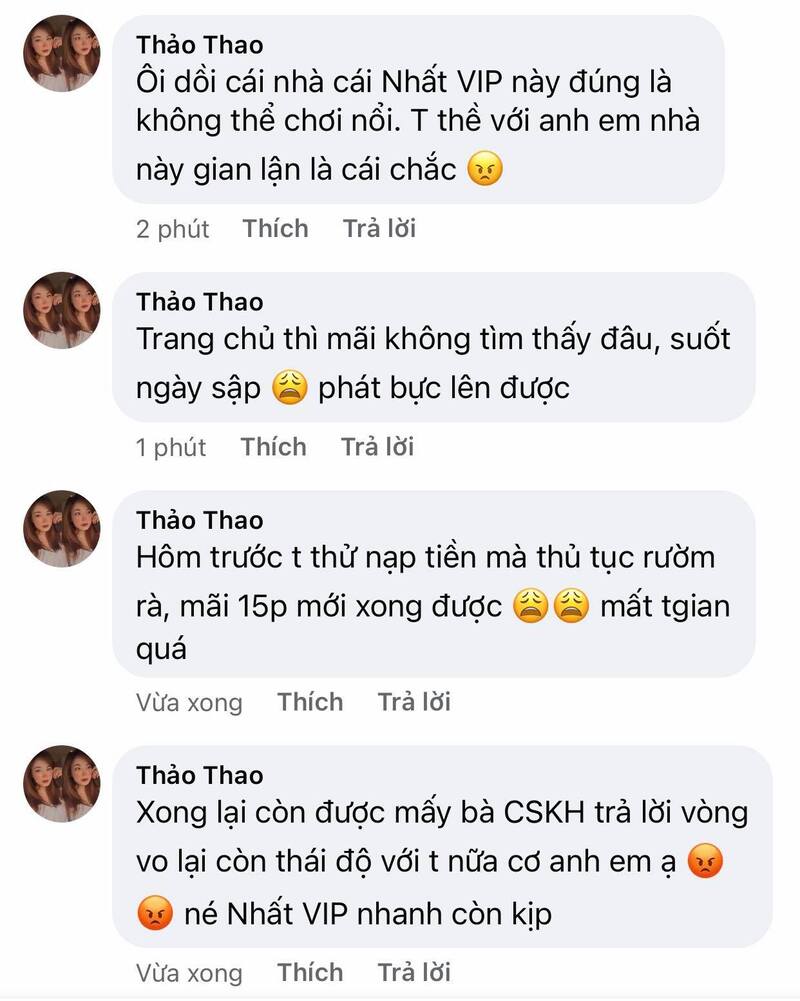 nhất vip lừa đảo không