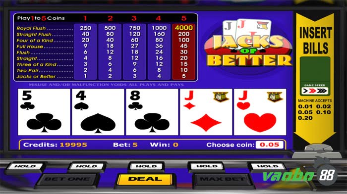 các trò chơi video poker