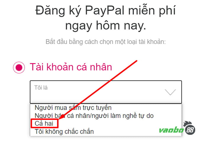 cách đăng ký paypal