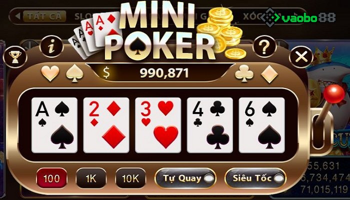 cách nổ hũ mini poker