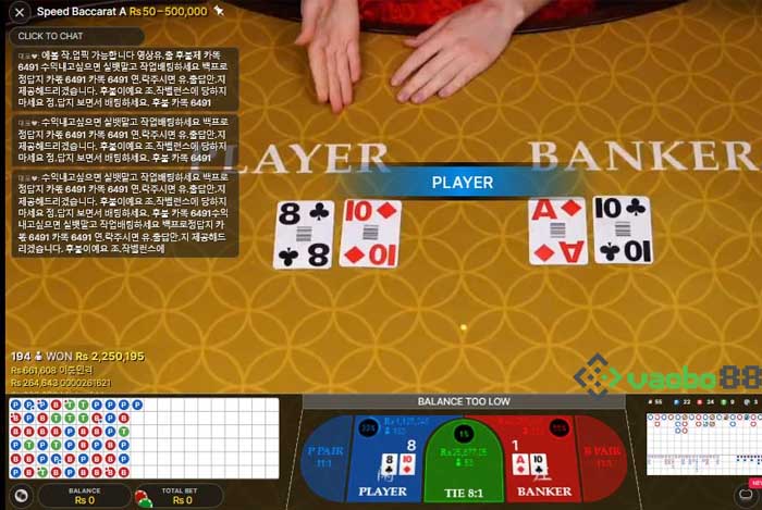 cách tính tài xỉu baccarat