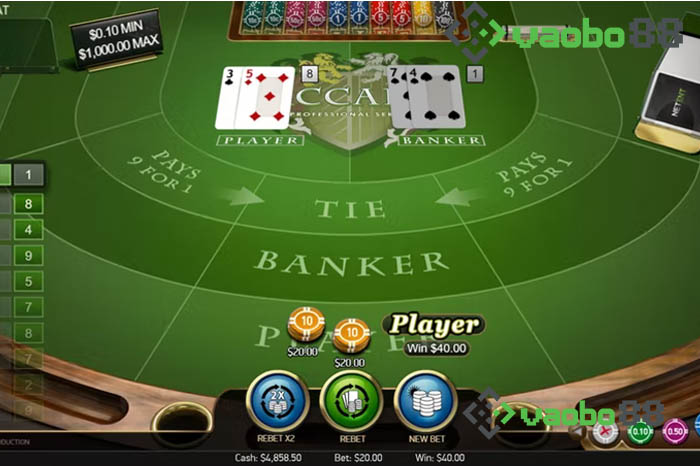 cách tính tài xỉu trong baccarat