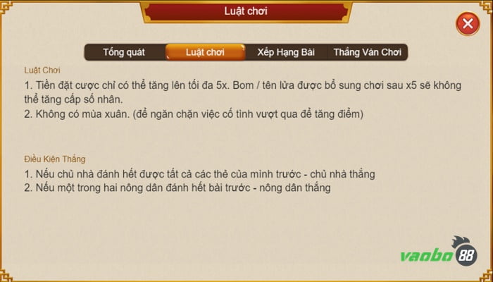 luật chơi tiến lên trung quốc