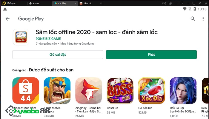 tải sâm lốc offline điện thoại