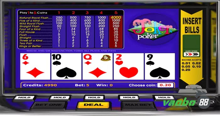 Video Poker là gì? Cách chơi ăn tiền, không ngán casino nào