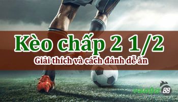 Kèo chấp 2 1/2 là sao? Cách đánh kèo chấp 2.5 trái nhà cái hoảng sợ