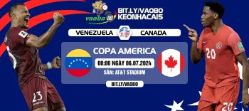 Nhận định Venezuela vs Canada 08h00 ngày 06/07: Tiếp đà thăng hoa