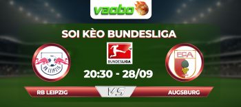 Soi kèo RB Leipzig đấu với Augsburg 22h30 ngày 08/09: RB Leipzig duy trì thành tích bất bại sau 4 vòng, hướng tới thắng lợi thứ 3 của mùa giải.