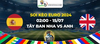 Soi kèo Tây Ban Nha vs Anh 02h00 ngày 15/07: Ai sẽ là nhà vô địch Euro 2024