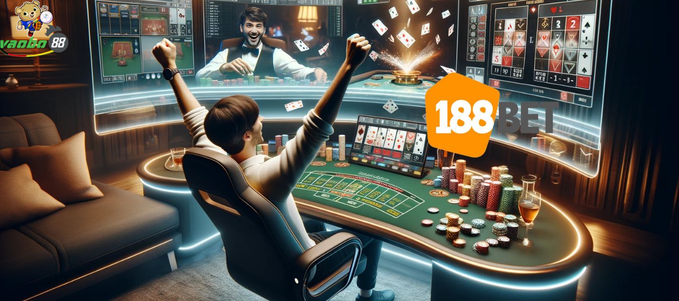 Hình ảnh Chơi Baccarat trực tuyến và cơ hội vào bờ với 188BET