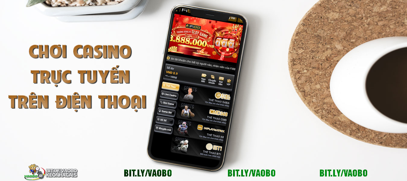 Hình ảnh chơi casino trực tuyến trên thiết bị di động