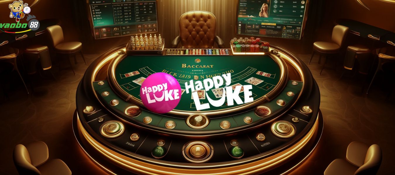 Hình ảnh nhà cái baccarat trực tuyến với ưu đã hoàn trả khủng Happyluke