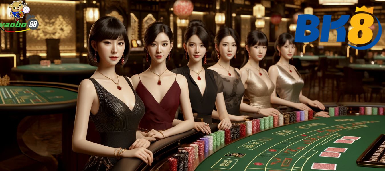 Hình ảnh Thiên đường baccarat trực tuyến với dàn dealer đỉnh cao BK8